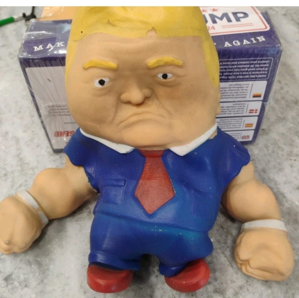 Full Send Donald Trump Stretch Toy - New - Red, White & Blue America
